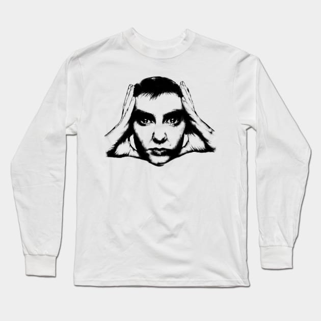 Sinead O'Connor_Vintage Long Sleeve T-Shirt by Punk Rock